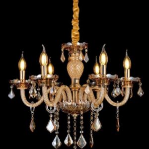 Brass chandelier 6 arms