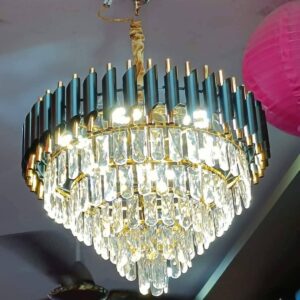 Black Mamba" style jhumar light.