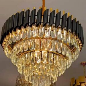 Black Mamba" style round chandelier