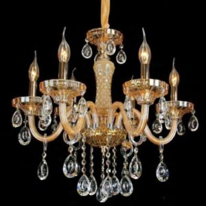 6-light European-style Victorian chandelier