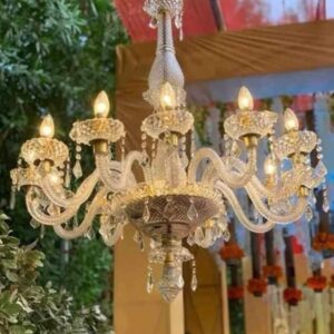 decorative crystal glass chandelier
